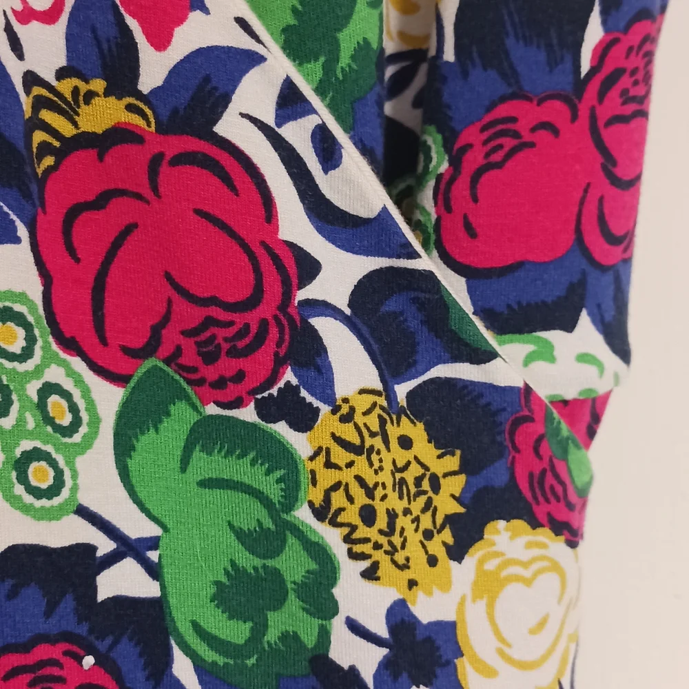 Boden Feminine Floral Wrap Dress Cottagecore Womens Size 10 Long - Picture 15 of 16
